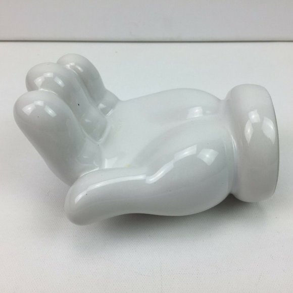 Disney Scattered Mickey Mouse Parts White Hand Glove Soap Dish Hardware Included - Picture 2 of 9